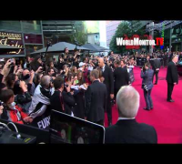 Angelina Jolie and Brad Pitt at World War Z German Film Premiere