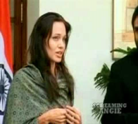 Angelina Jolie in India press conference