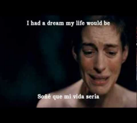 Anne Hathaway 2013 BEST AUDIO - I dreamed a dream - (SUB ENGLISH-ESPAÑOL)