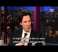 Benedict Cumberbatch @ David Letterman Show 09/05/13 SUB ITA