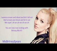 Britney Spears - Scream & Shout ( Only Britney ) With Lyrics
