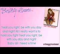 Britney Spears - Sometimes (On Screen Lyrics)