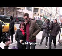 Cory Monteith Loves Lea Michele In NYC (03-06-13)