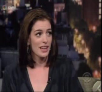 David Letterman, Anne Hathaway 09/30/08