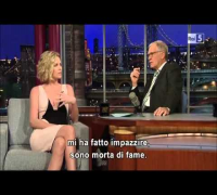 David Letterman Show - Charlize Theron .