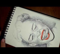 Dibujando a Miley Cyrus (Drawing Miley Cyrus)