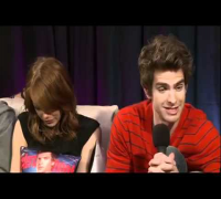 Emma Stone & Andrew Garfield EW Interview at 2011 Comic Con