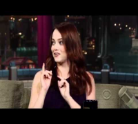 Emma Stone on Late Show with David Letterman 2010