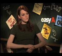 Emma Stone's gotta pocket full of sunshine as she talks about Easy A