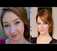 Emma Stone's Look For Less: Golden Globes 2012 Makeup, Hair,   Outfit!