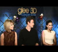 Glee Interview - Dianna Agron, Cory Monteith, & Naya Rivera