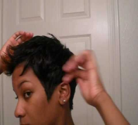 *halle berry*  short hair style *how to* pixie cut