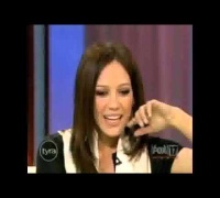 Hilary Duff on Tyra Bank show Part 1