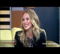 Hilary Duff visits "Good Day New York" on May 02nd
