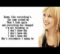 Hilary Duff - Who's that girl lyrics