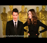 James Franco & Anne Hathaway Discuss Hosting The Oscars