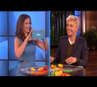 Jennifer Garner Sculpts with Ellen