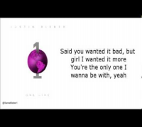 Justin Bieber - One Life Lyrics Video