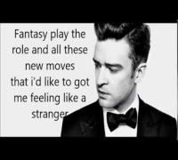 Justin Timberlake- Cabaret (Feat. Drake) Lyrics on screen