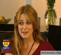 Keira Knightley interview (Pride and Prejudice promotion)