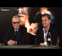 Leonardo DiCaprio et Martin Scorsese en promo à Paris tentent de garder leur sérieux.