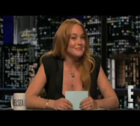 Lindsay Lohan is guest host on Chelsea Lately and jokes about Harry Styles