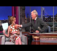 Lindsay Lohan on The Late Show with David Letterman  2013