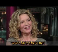 Michelle Pfeiffer Cuts Al Pacino - David Letterman - 6/16/2009