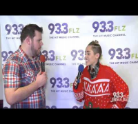 Miley Cyrus - Interview - 93.3 FLZ's Jingle Ball