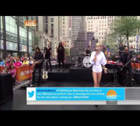 Miley Cyrus live Wrecking Ball on Today Show