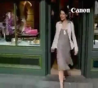 Milla Jovovich in CANON IXY Digital L2 commercial