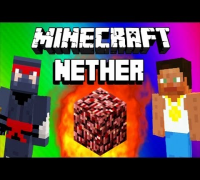 Minecraft Epic NOOB Adventures - The Nether, Ghasts, Bridge Fails, Portal Trolling (Funny Moments)
