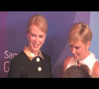 NICOLE KIDMAN meets CHARLIZE THERON at Power of Women luncheon