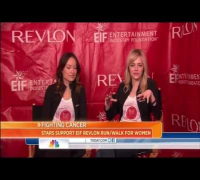 OLIVIA WILDE & EMMA STONE - COHOST RUN WALK FOR WOMEN - 2013
