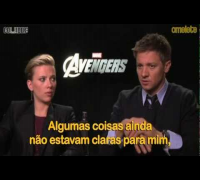 Os Vingadores | Omelete Entrevista Scarlett Johansson e Jeremy Renner
