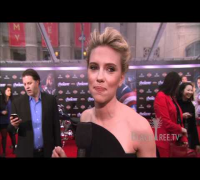 Robert Downey Jr & Scarlett Johansson Red Carpet Interviews  for The Avengers