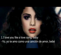 Selena Gómez -Love You Like A Love Song -Español & English Lyrics