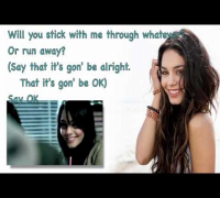 Vanessa Hudgens - Say OK (Lyrics)