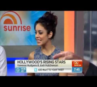 Vanessa Hudgens - Sunrise Interview With Josh Hutcherson (Jan.18)