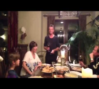 Video from Milla Jovovich's Thanksgiving Day 2012 part 2