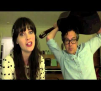 Videochat Karaoke - Zooey Deschanel   M.Ward - "Stars Fell On Alabama"