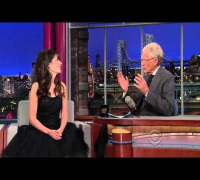 Zooey Deschanel on David Letterman - May 7, 2013